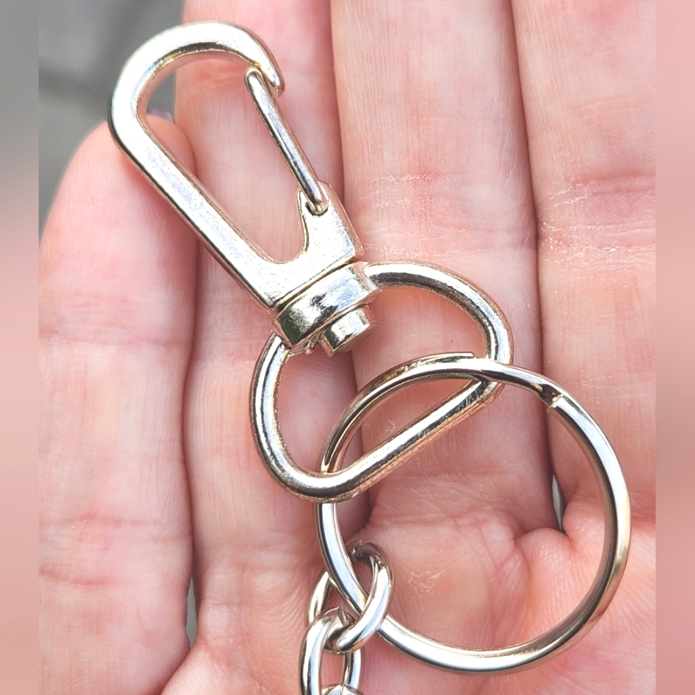 Hot Topic Lock & Key Keychain/Purse Charm - Picture 4 of 6